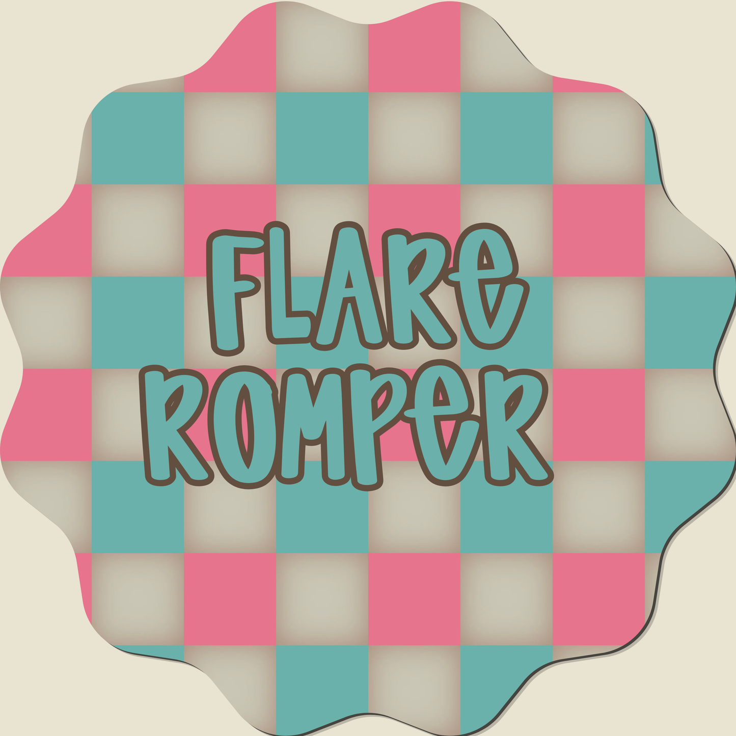 CUSTOM FLARE ROMPER