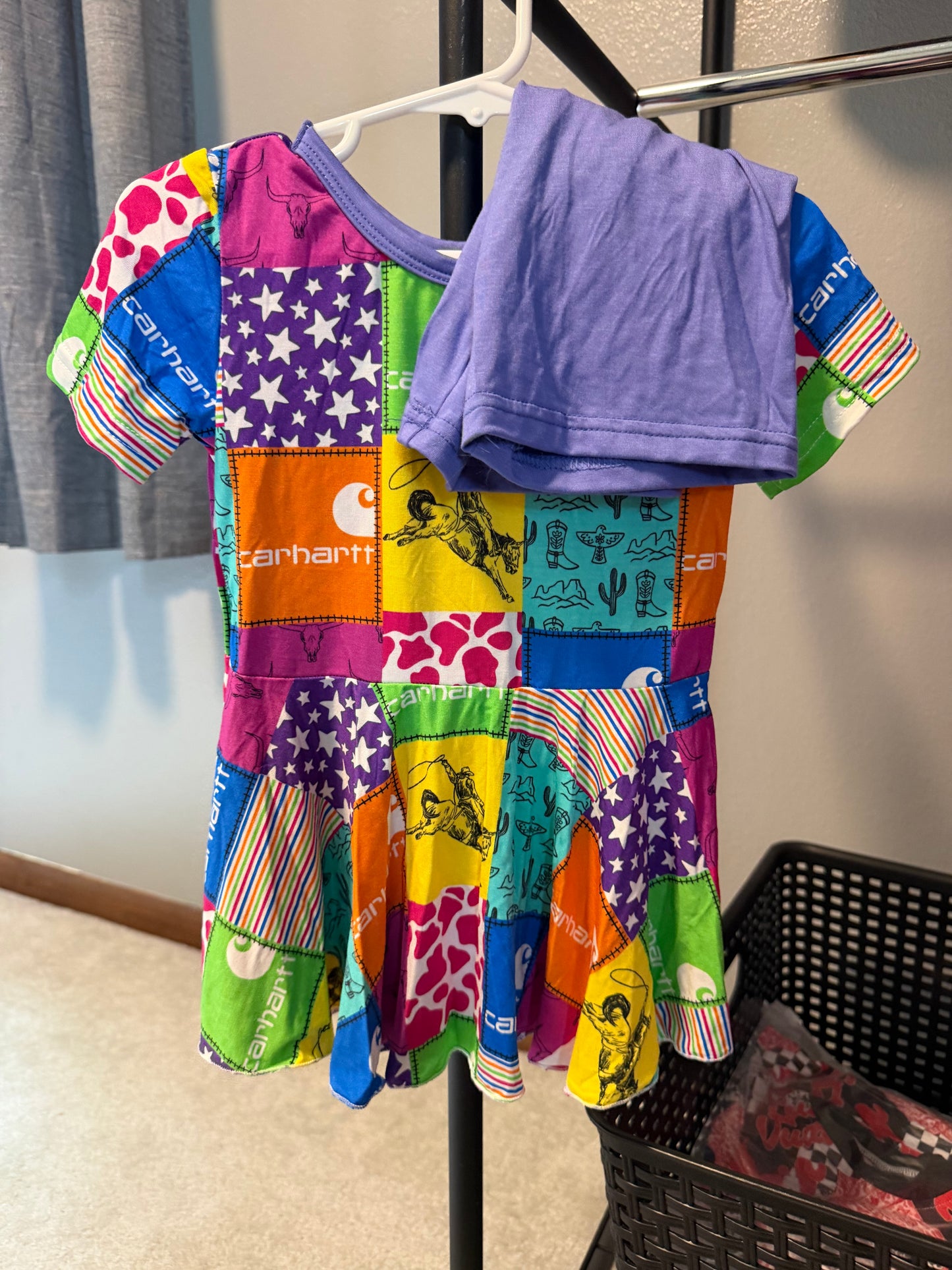 RTS Spring Vibes Peplum Tee + Bikers