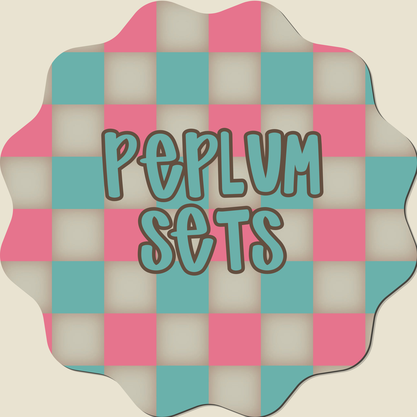 CUSTOM PEPLUM SETS