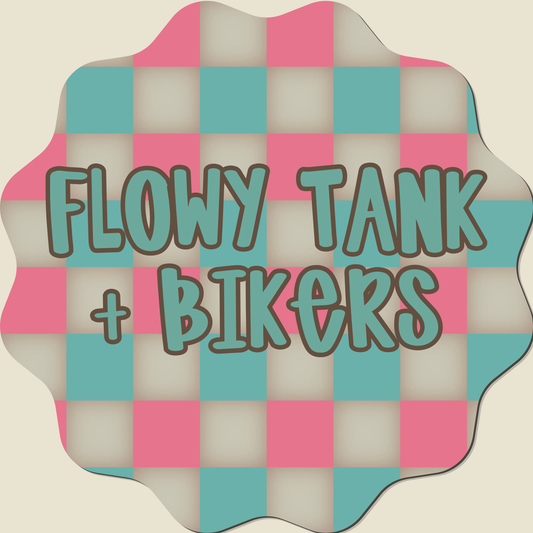 CUSTOM FLOWY TANK + BIKERS
