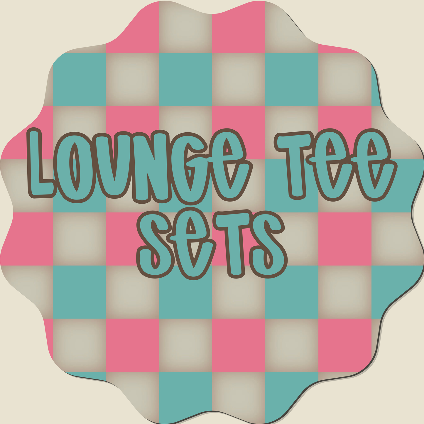 CUSTOM ADULT LOUNGE TEE SETS
