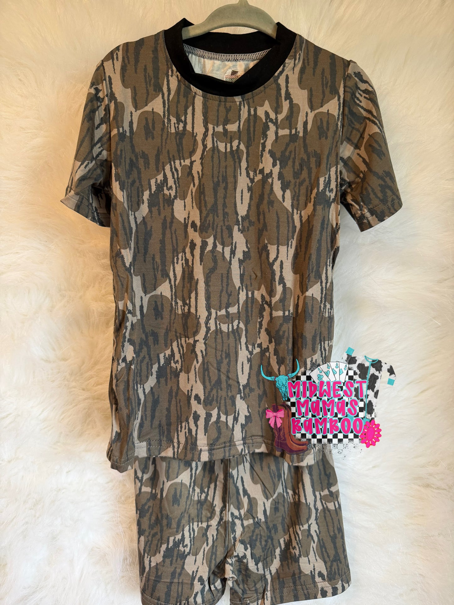 RTS Camo Tee + Shorts