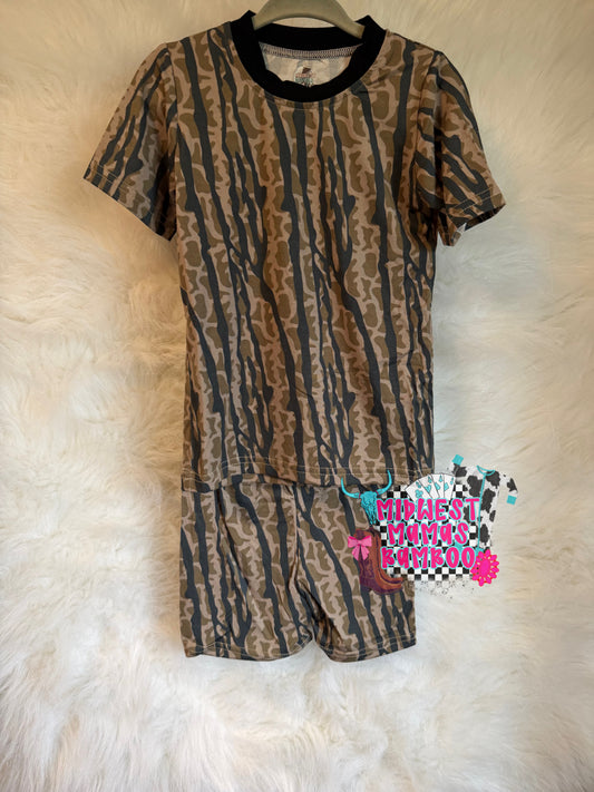 RTS Camo Tee + Shorts